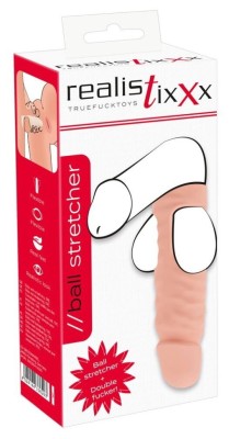 Inel penis cu Ball Stretcher foto