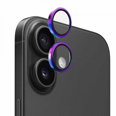 Folie de protectie Camera Spate Anank AR pentru Apple iPhone 17, Sticla Securizata, Multicolor foto