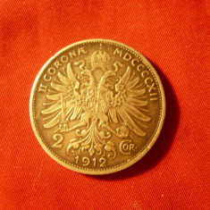 Moneda 2 Koroane 1912 Austria Fr.Josef ,argint , cal. F.Buna