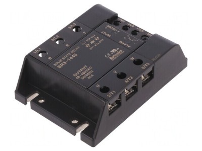 Releu Semiconductor 40A 3-fazat 48-480VAC foto