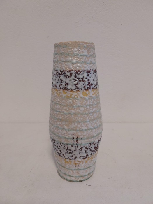 Vaza ceramica vintage West Germany 659-20, Bay Keramik, Fat Lava, anii 60,