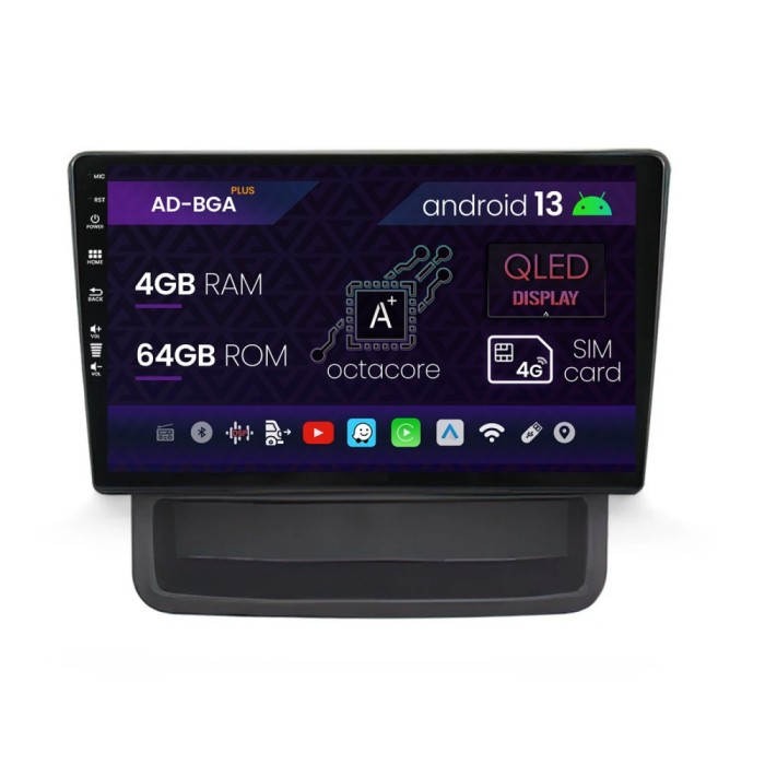 Navigatie Opel Vivaro Renault Trafic (2010-2014), Android 13, A-Octacore 4GB RAM + 64GB ROM, 10.1 Inch - AD-BGA10004+AD-BGRKIT392