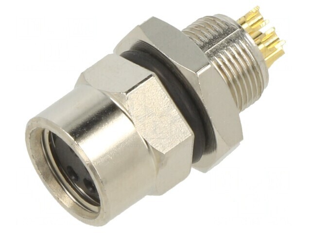 Conector Femelă M8 Metalic pentru Panou, Hexagonal, 1838839-2