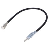 Cablu adaptor auto antena DIN mufa - ISO soclu cu cablu 15cm 4CarMedia ZRS-AA-3