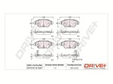 Dr!ve+ DP1010.10.1047 set placute frana,frana disc