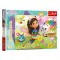 Puzzle Copii Trefl Gabby&#039;s Dollhouse, 100 Piese, Multicolor, Detalii Glitter, 5+ Ani