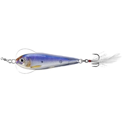 Lingurita Oscilanta LIVE TARGET Flutter Shad Sinking, Silver / Violet, 7cm, 28g foto