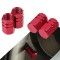Set capacele auto pentru ventil hexagon rosu 4 buc FAVLine Selection