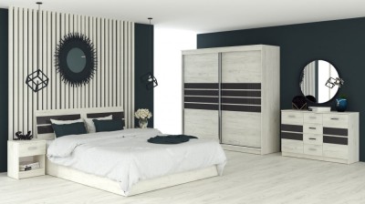 Dormitor Luca, Stejar K001 foto