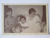 Rara! Maria(Mignon de Romania) regina Iugoslaviei cu cei 3 copii,c.pos.anii 30, Necirculata, Serbia, Printata
