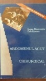 Abdomenul acut chirurgical-Eugen Tarcoveanu,Dan Lazarescu