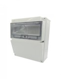 Panou din plastic ABS neechipat 10 module 290x210mm IP66 organizare de santier, Omu System