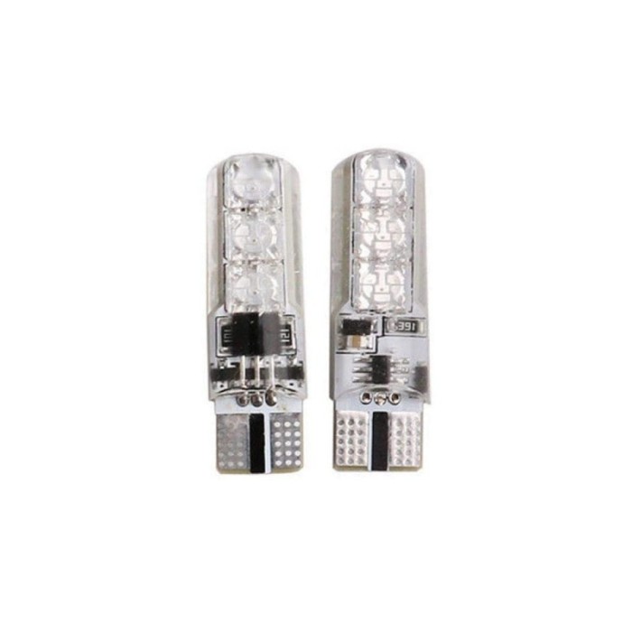 Set doua LED-uri auto tip W5W T10 RGB 5050 elSales ELS-T10A, telecomanda inclusa