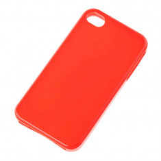 Husa Back Cover Case telefon iPhone 4, Rosu foto