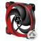 VENTILATOR ARCTIC PC, BIONIX P120 , 120x120x27mm, w/ PWM &amp;amp; cablu PST, low noise FD bearing, high static pressure, Red, &quot;ACFAN00115A&quot;