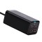 Baseus GaN3 Pro 2xUSB-C + 2xUSB &icirc;ncărcător de alimentare, 100W (negru).