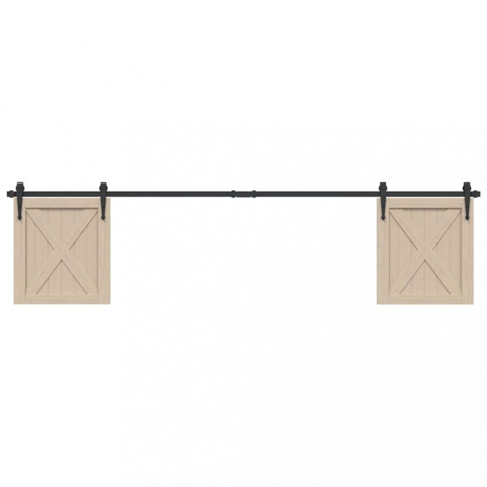 Gossi set usi glisante pentru dulap 213 cm otel carbon