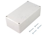 Carcasă universală polistiren gri IP65 82x158x55mm