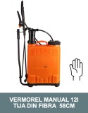 Vermorel manual cu tija din fibra de sticla, capacitate 12l