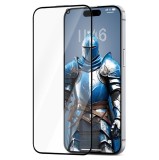 Cumpara ieftin Folie Sticla Tempered Glass iPhone 16 Plus 6.7 4D/5D Full Glue Fullcover Negru