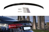 Spoiler tip S8 Maxton Design potrivit pentru Audi A8 D4 2013-2017, lac negru Performance AutoTuning
