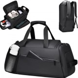 Geanta tip rucsac 3 in 1 Versatyx&reg;, Pentru calatorii, bagaj de mana, geanta fitness, Impermeabila si spatioasa, Spatiu pentru pantofi, Buzunare multip
