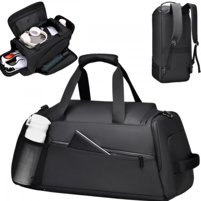 Geanta tip rucsac 3 in 1 Versatyx&amp;reg;, Pentru calatorii, bagaj de mana, geanta fitness, Impermeabila si spatioasa, Spatiu pentru pantofi, Buzunare multip foto