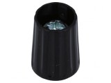 Buton Rotativ Poliamidă Negru 4mm 10x13,7mm