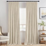 Set 2 Bucati Draperie, 140 x 280 cm, Bej - CN