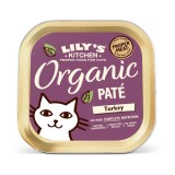 Cumpara ieftin Lily&#039;s Kitchen, Adult Cat Organic Turkey Pate, 85 g
