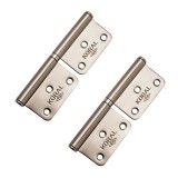 Cumpara ieftin Balama din metal pentru fereastra, universala, saten, 2 buc / set