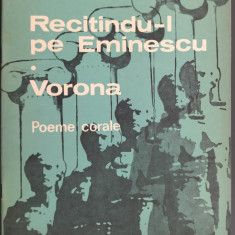 PARTITURA MIHAI MOLDOVAN: RECITINDU-L PE EMINESCU / VORONA (POEME CORALE) [1982]