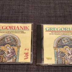 2 CD-uri Gregorianik Vol I si Vol II, cantare gregoriana, cor