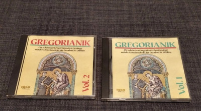 2 CD-uri Gregorianik Vol I si Vol II, cantare gregoriana, cor foto