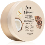 Oriflame Love Nature Cacao Butter &amp; Coconut Oil crema de corp nutritiva cu efect de hidratare 200 ml