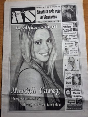 ziarul formula as 12 - 19 aprilie 1999 - mircea albulescu ,emanuel tanjala foto
