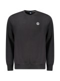 Cumpara ieftin Bluza casual barbati, cu mini logo brodat, Regular fit, Negru, S