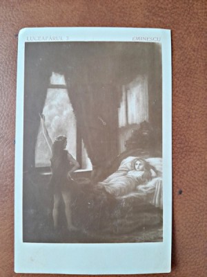 Carte postala ilustrata, Luceafarul 3/Eminescu, 1924 foto