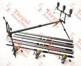 Kit crap 3 lansete NEXT Carp 3,6m 3 mulinete KT 5000A 9 rulmenti, rod pod full