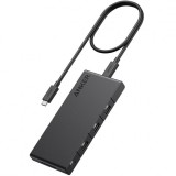 Cumpara ieftin Hub USB-C Anker, 1 x USB-A 3.0 - 2 x USB-A - 3 x USB-C - 2 x HDMI - 1 x RJ45 - 1 x SD, Negru A83A2G11