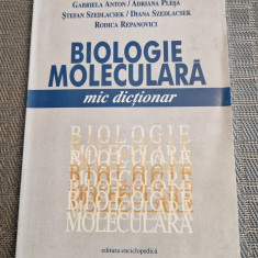 Biologie moleculara mic dictionar Gabriela Anton Plesa