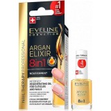 Eveline Cosmetics Tratament pentru unghii cu ulei de argan 8 in 1 Nail Therapy 12 ml
