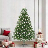 vidaXL Brad de Crăciun cu 300 LED cu suport Verde 210 cm PE 3396342
