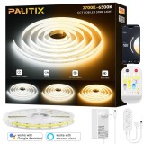 Cumpara ieftin Banda LED PAUTIX RGBCCT COB, 5M, Dimabila, RGB+WW/CW, 2700K-6500K, Telecomanda
