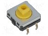 Microintrerupator, 12x12mm, OFF-(ON), SPST-NO, OMRON OCB - B3W-4055