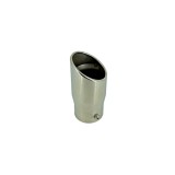 Ornament toba inox premium, intrare 7.8 cm, iesire 9 cm, lungime 18 cm Cod: 7635