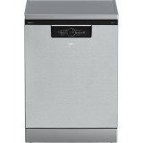 Masina de spalat vase independenta Beko BDFN36560XWP, 15 seturi, 11 programe, Clasa A, HomeWhiz, Flexi 3rd Rack, Child Lock, Pearl Inox