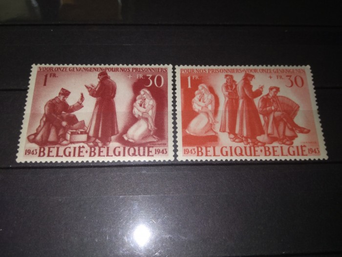 TIMBRE BELGIA 1943
