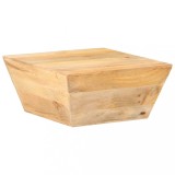 vidaXL Masă de cafea &icirc;n formă de V, 66x66x30 cm, lemn masiv de mango 320387