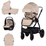 Cumpara ieftin Carucior Chipolino Prestige 3 in 1 latte